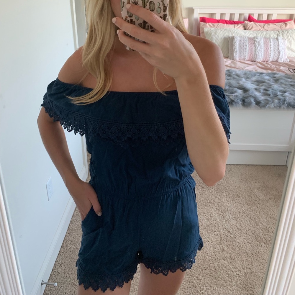 Off the shoulder romper